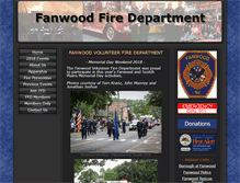 Tablet Screenshot of fanwoodfd.com